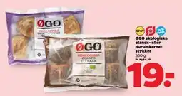Netto ØGO økologiske ølands- eller durumkernestykker tilbud