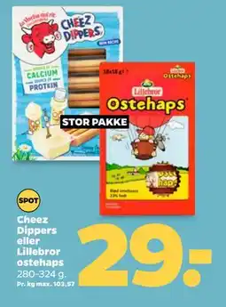Netto Cheez Dippers eller Lillebror ostehaps tilbud
