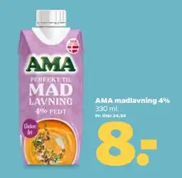 Netto AMA madlavning 4% tilbud