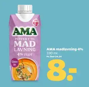 Netto AMA madlavning 4% tilbud