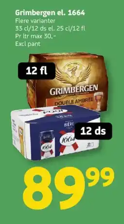 Løvbjerg Grimbergen el. 1664 tilbud