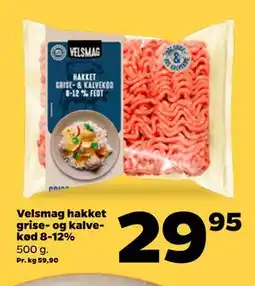 Netto Velsmag hakket grise- og kalvekød 8-12% tilbud
