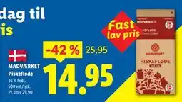 Lidl MADVÆRKET Piskefløde tilbud