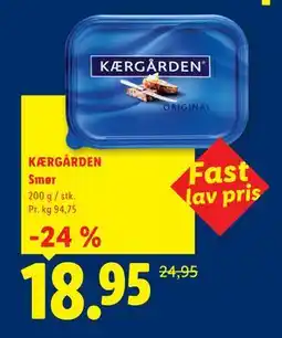 Lidl KÆRGÅRDEN Smør tilbud
