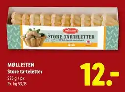 Lidl MØLLESTEN Store tarteletter tilbud