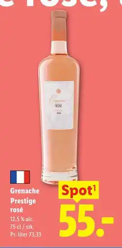 Lidl Grenache Prestige rosé tilbud