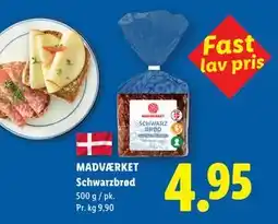 Lidl MADVÆRKET Schwarzbrød tilbud