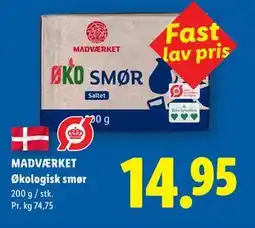 Lidl MADVÆRKET Økologisk smør tilbud