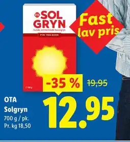Lidl OTA Solgryn tilbud