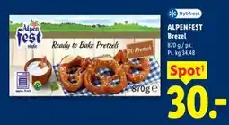 Lidl ALPENFEST Brezel tilbud