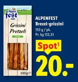 Lidl ALPENFEST Brezel-grissini tilbud