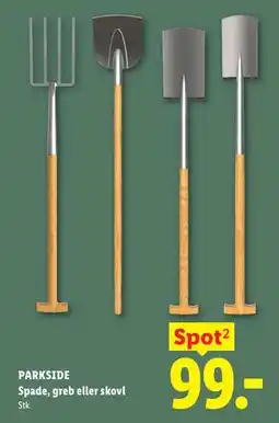 Lidl PARKSIDE Spade, greb eller skovl tilbud