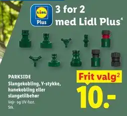 Lidl PARKSIDE Slangekobling, Y-stykke, hanekobling eller slangetilbehør tilbud
