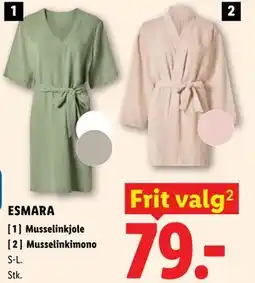 Lidl Musselinkimono tilbud