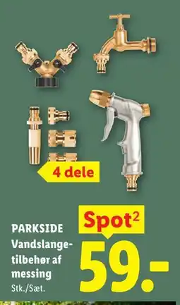 Lidl PARKSIDE Vandslangetilbehør af messing tilbud