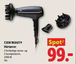 Lidl CIEN BEAUTY Hårtørrer tilbud