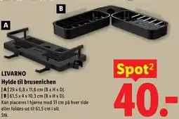 Lidl LIVARNO Hylde til brusenichen tilbud