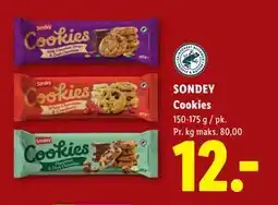Lidl SONDEY Cookies tilbud
