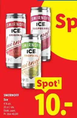 Lidl SMIRNOFF Ice tilbud