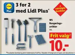 Lidl W5 Rengøringsartikler tilbud