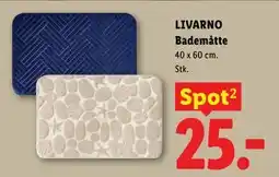 Lidl LIVARNO Bademåtte tilbud