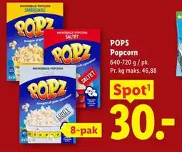 Lidl POPS Popcorn tilbud