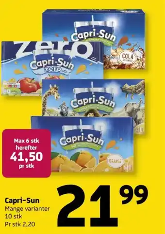 Løvbjerg Capri-Sun tilbud