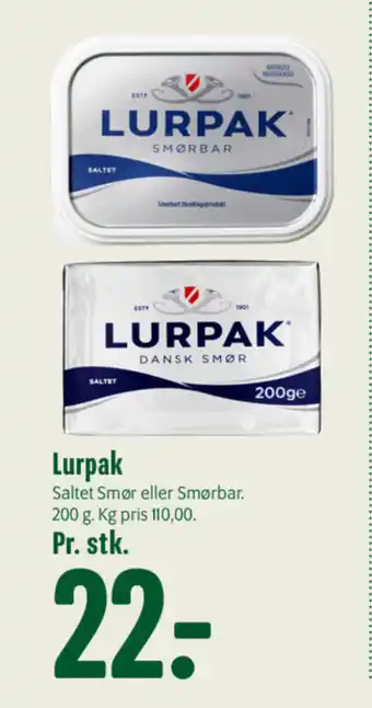 Min Købmand Lurpak tilbud