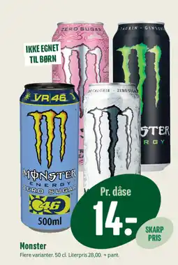 Min Købmand Monster tilbud