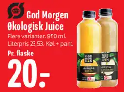 Min Købmand GOD MORGEN Økologisk juice tilbud