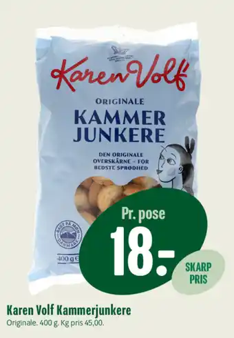 Min Købmand KAREN VOLF Kammerjunkere tilbud