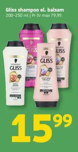 Løvbjerg GLISS Shampoo el. balsam tilbud