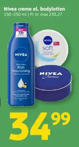 Løvbjerg NIVEA Creme el. bodylotion tilbud