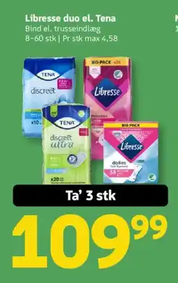 Løvbjerg Libresse duo el. tena tilbud