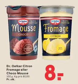 SPAR Dr. Oetker Citron Fromage eller Choco Mousse tilbud