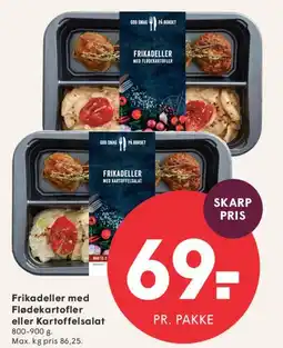 SPAR Frikadeller med Flødekartofler eller Kartoffelsalat tilbud