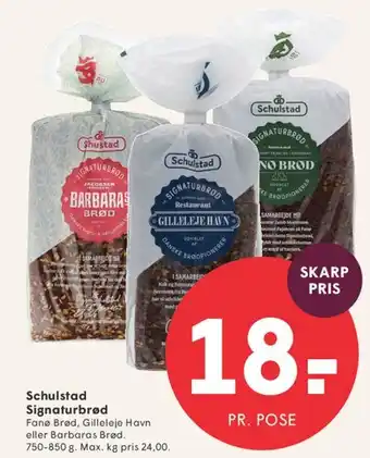 SPAR Schulstad Signaturbrød tilbud