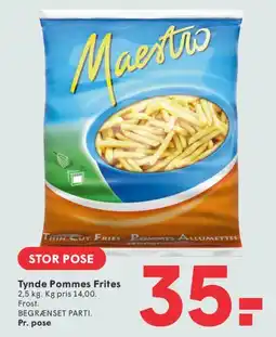 SPAR Tynde Pommes Frites tilbud