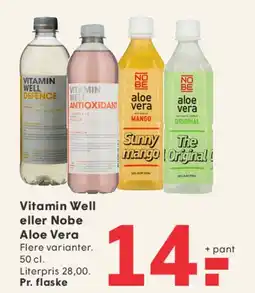 SPAR Vitamin Well eller Nobe Aloe Vera tilbud