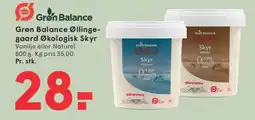 SPAR Grøn Balance Økologisk Skyr tilbud