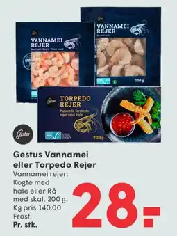 SPAR Vannamei Rejer / Torpedo Rejer tilbud