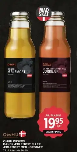 MENY OMHU Dansk æblemost tilbud