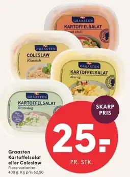 SPAR Graasten Kartoffelsalat eller Coleslaw tilbud
