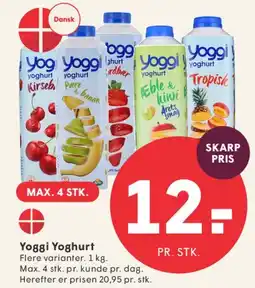 SPAR Yoggi Yoghurt tilbud