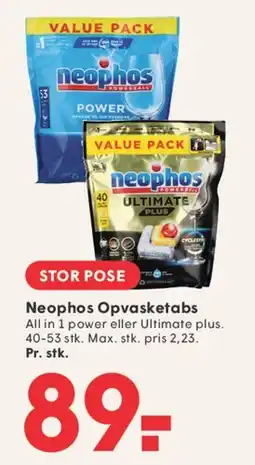 SPAR Neophos Opvasketabs (Value Pack) tilbud