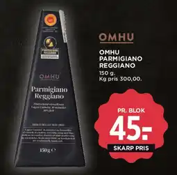 MENY OMHU Parmigiano Reggiano tilbud