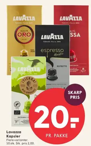 SPAR Lavazza Kapsler tilbud