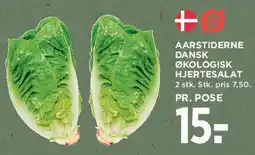 MENY Aarstiderne dansk økologisk hjertesalat (pose) tilbud