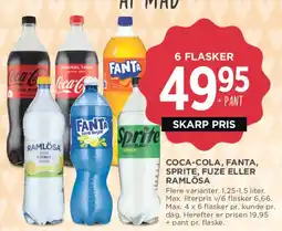 MENY Coca‑Cola, Fanta, Sprite, Fuze eller Ramlösa tilbud