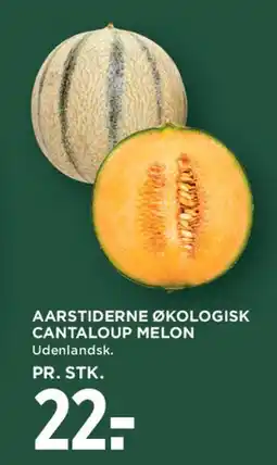 MENY Aarstiderne økologisk cantaloup melon tilbud